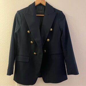 Banana Republic Navy Double-Breasted Blazer 2P